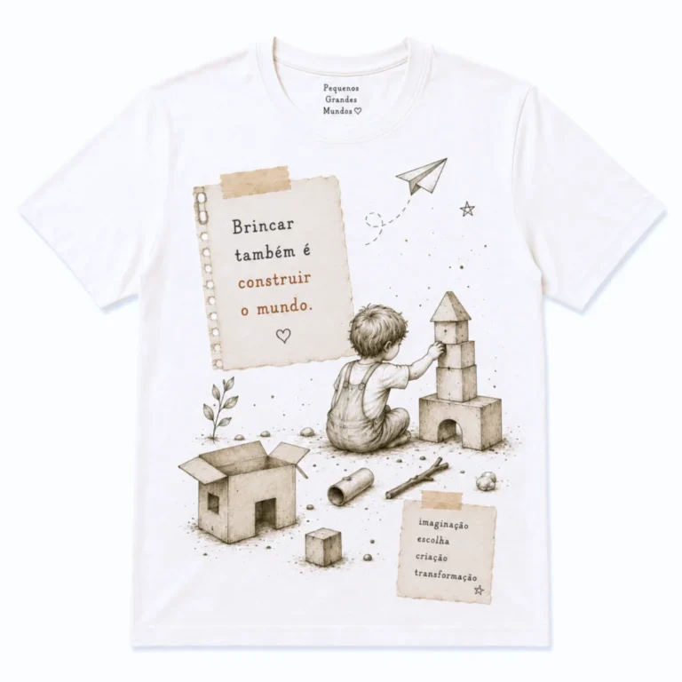 Camiseta branca personalizada por sublimação