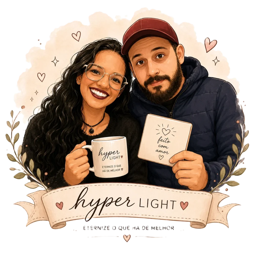 Andresa e Leonardo, fundadores da Hyper Light